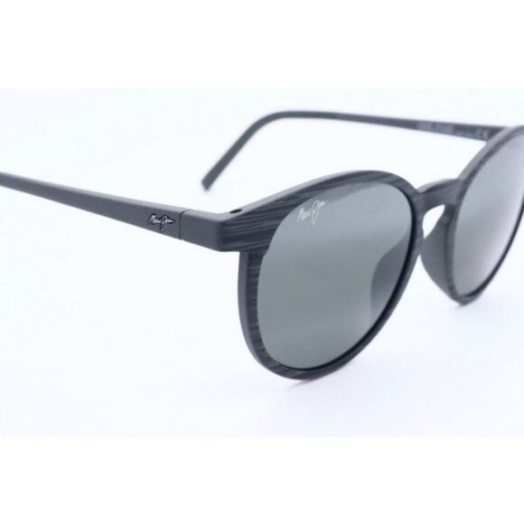 NEW!!! Maui Jim Kiawe 809-11D Grey Stripe Neutral Grey Polarized Sunglasses NWT! - Picture 8 of 16